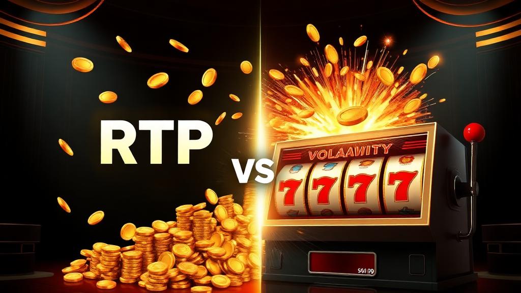Diferença entre RTP e Volatilidade nas Slots